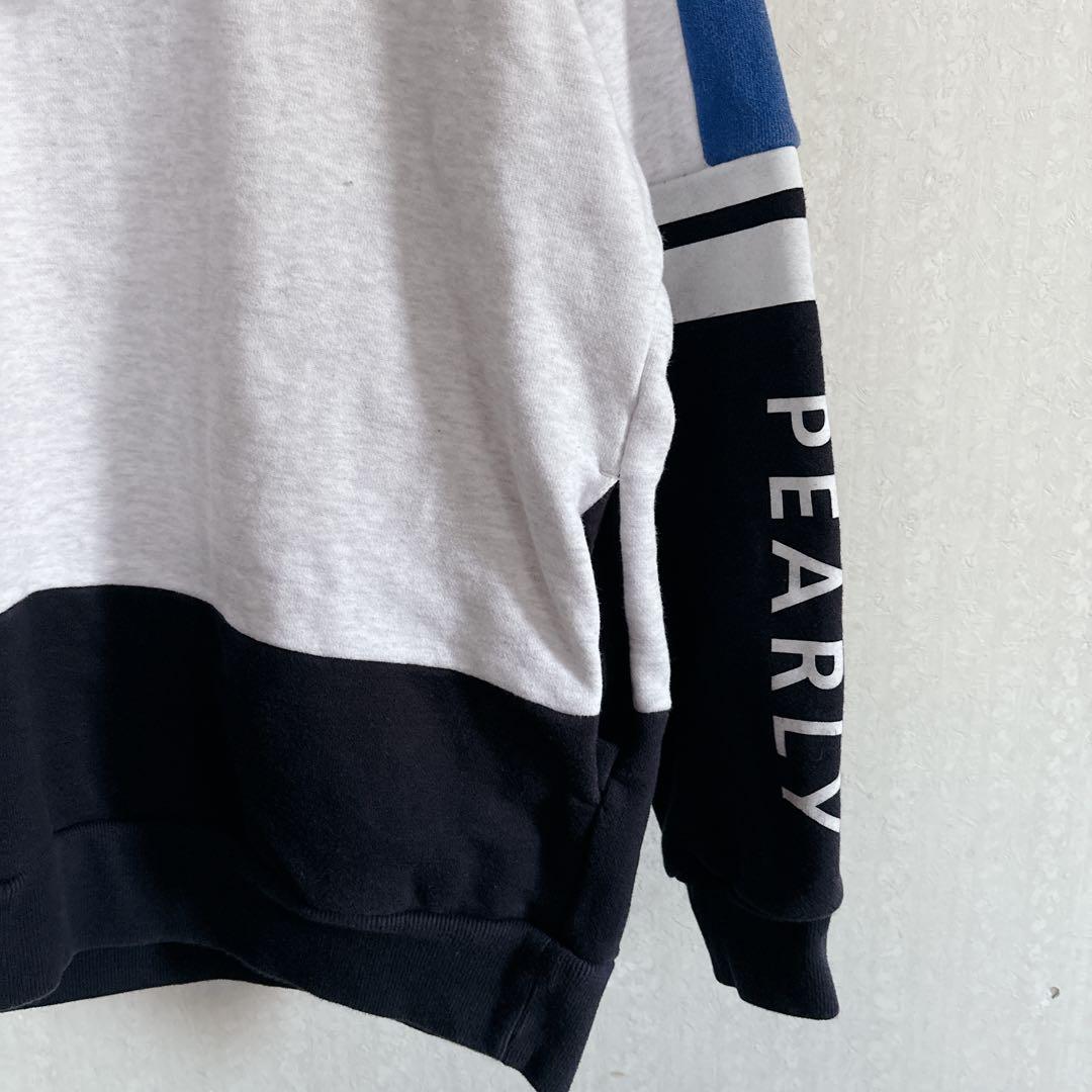 PEARLY GATES パーカー 配色 ロゴテープ ユニセックス サイズ0