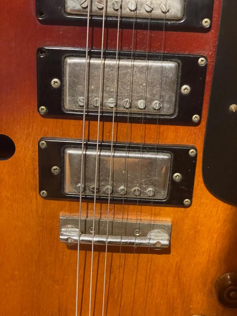 TEISCO フルアコースティックエレキギター　ノイズ多めジャンク【最終価格】