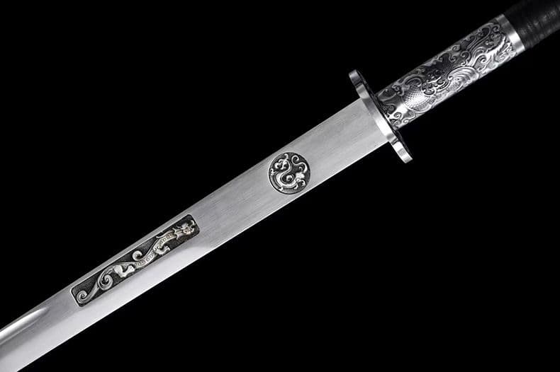 【アバパクリ】繍春刀 牛尾刀 苗刀 手鍛造打 古兵器 武具 刀装具 両手刀