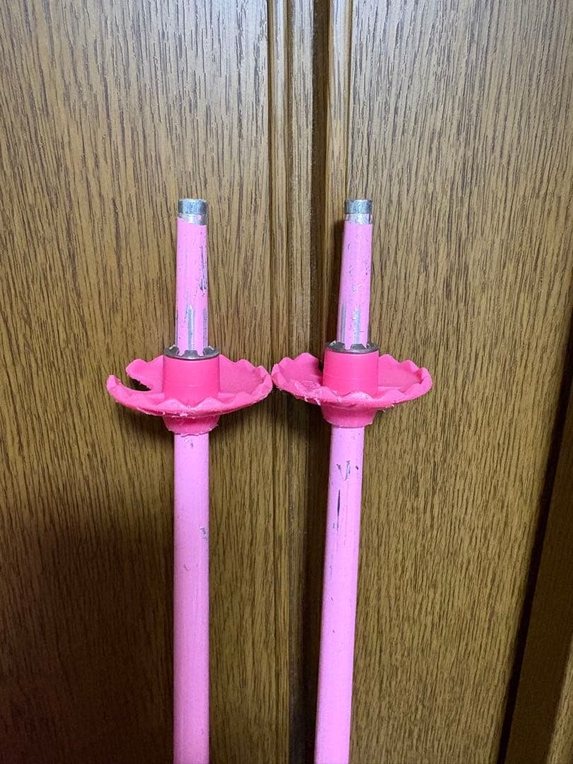 スキー板、ストック120センチセット