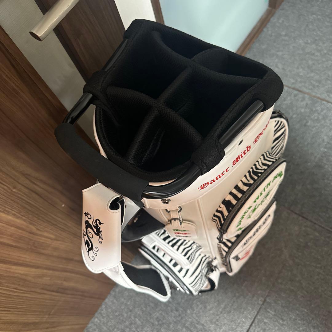 『値下げ』新品Dance With Dragon キャディバッグ ホワイト