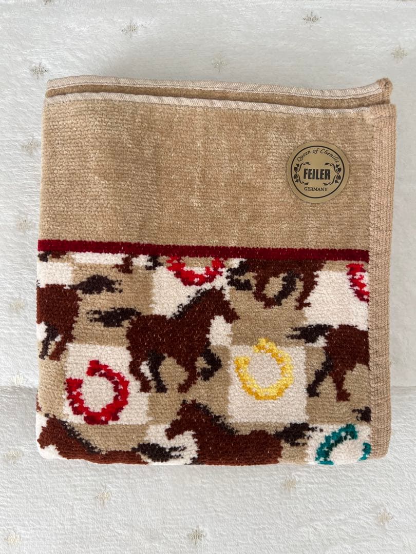 スプリントホース　フェイラー　ハンドタオル　新品未使用　ベージュ