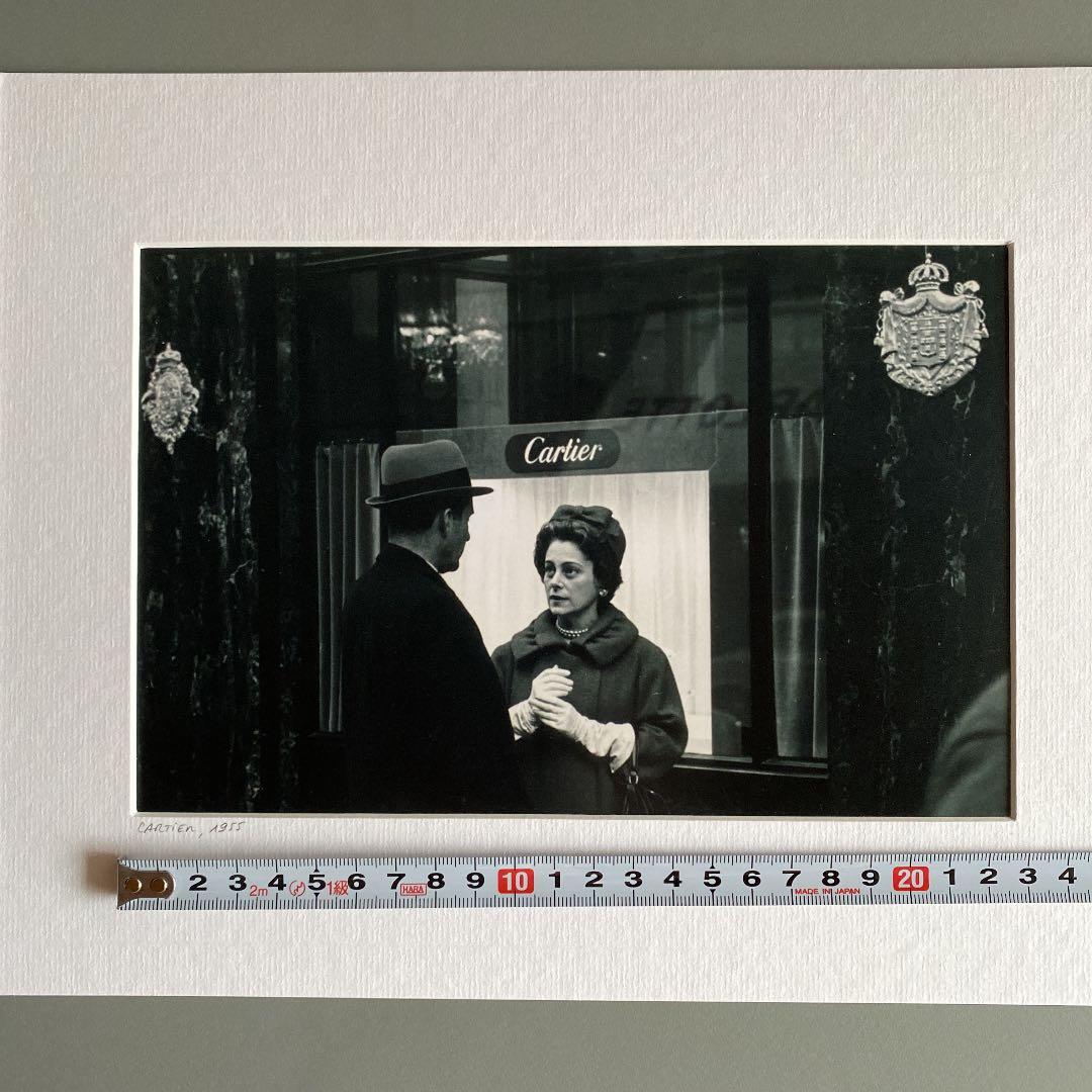 白黒写真 1955年 カルティエ