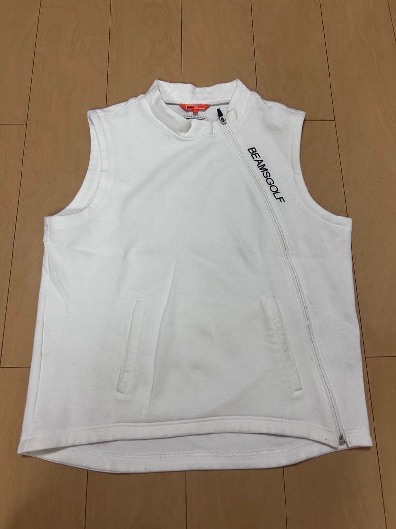 BEAMS GOLF ホワイトベスト Lサイズ