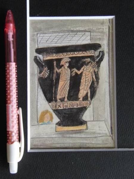 香月泰男、ニューヨーク（１２）、希少画集画、新品高級額、額装付、状態良好