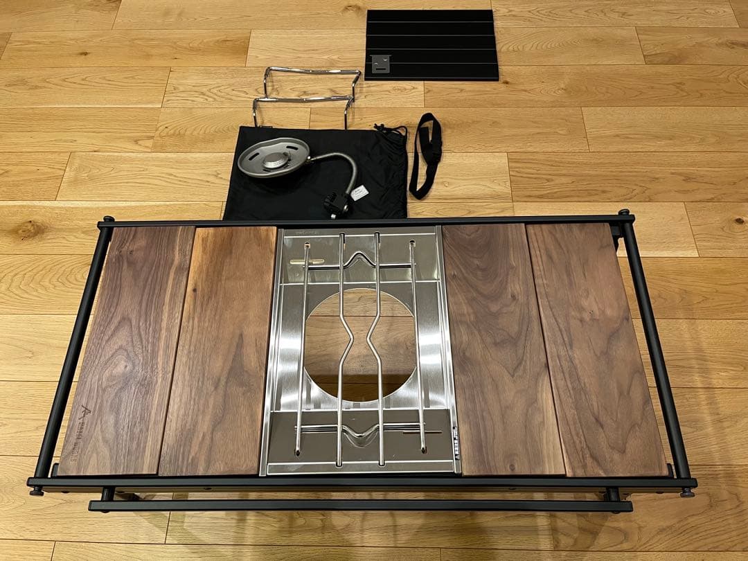 新品　スノーピーク フラットバーナー ラーテルワークス　ウッドパネルテーブル