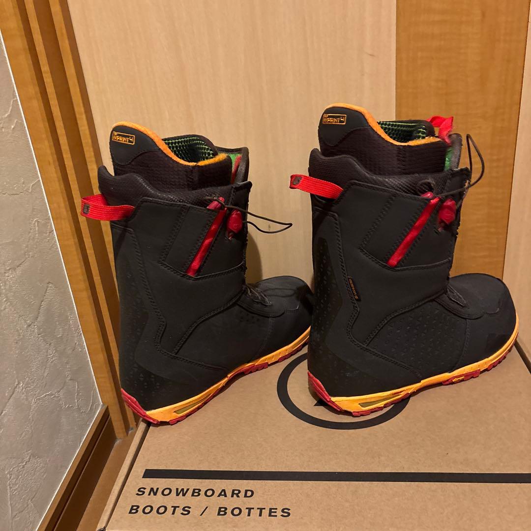 Imperial スノーボードブーツ 男性用 黒/オレンジ
