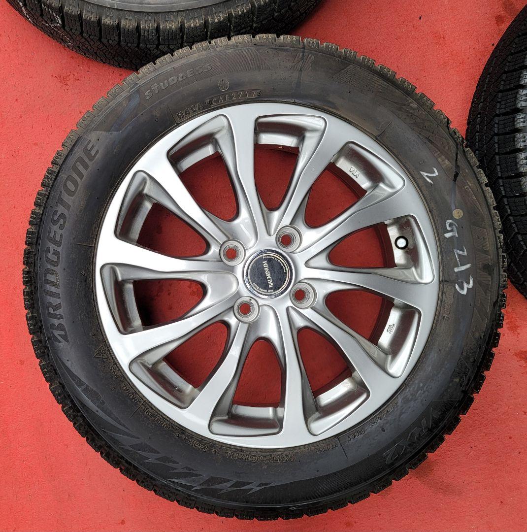 BALMINUM 15in 5.5J +50 PCD100 ブリヂストン ブリザ