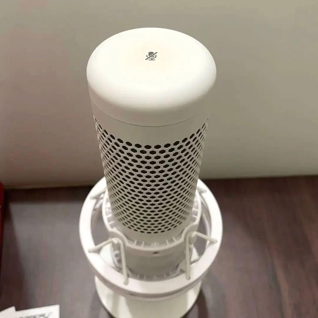 HyperX QuadCast S ホワイト マイク コンデンサーマイク