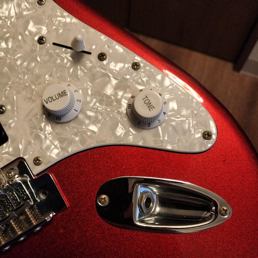 中古エレキギター　mushroom　ストラトキャスター レッド