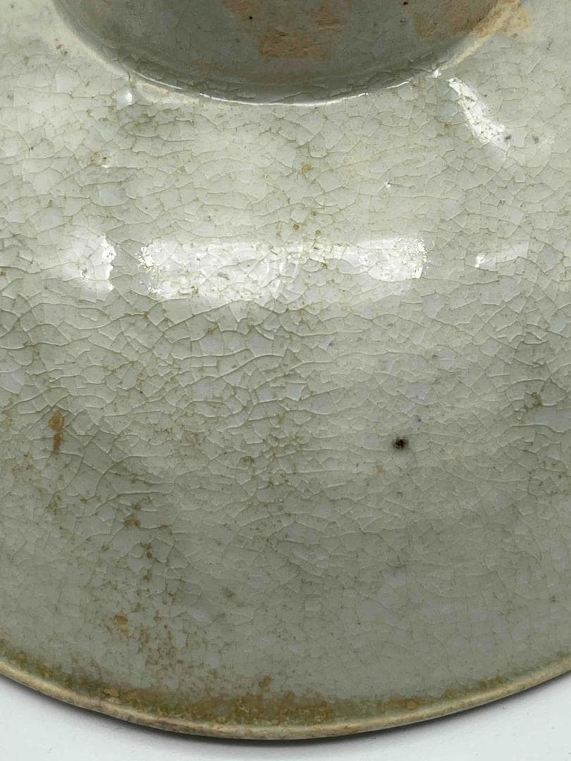 宋時代　定窯　白磁高足鉢　茶碗　景徳鎮　唐物　古賞物(C-66)