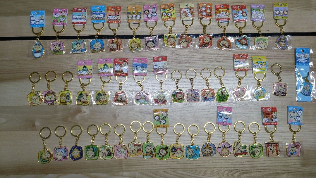 大人気!!ちいかわ うさぎ ご当地 キーホルダーセット