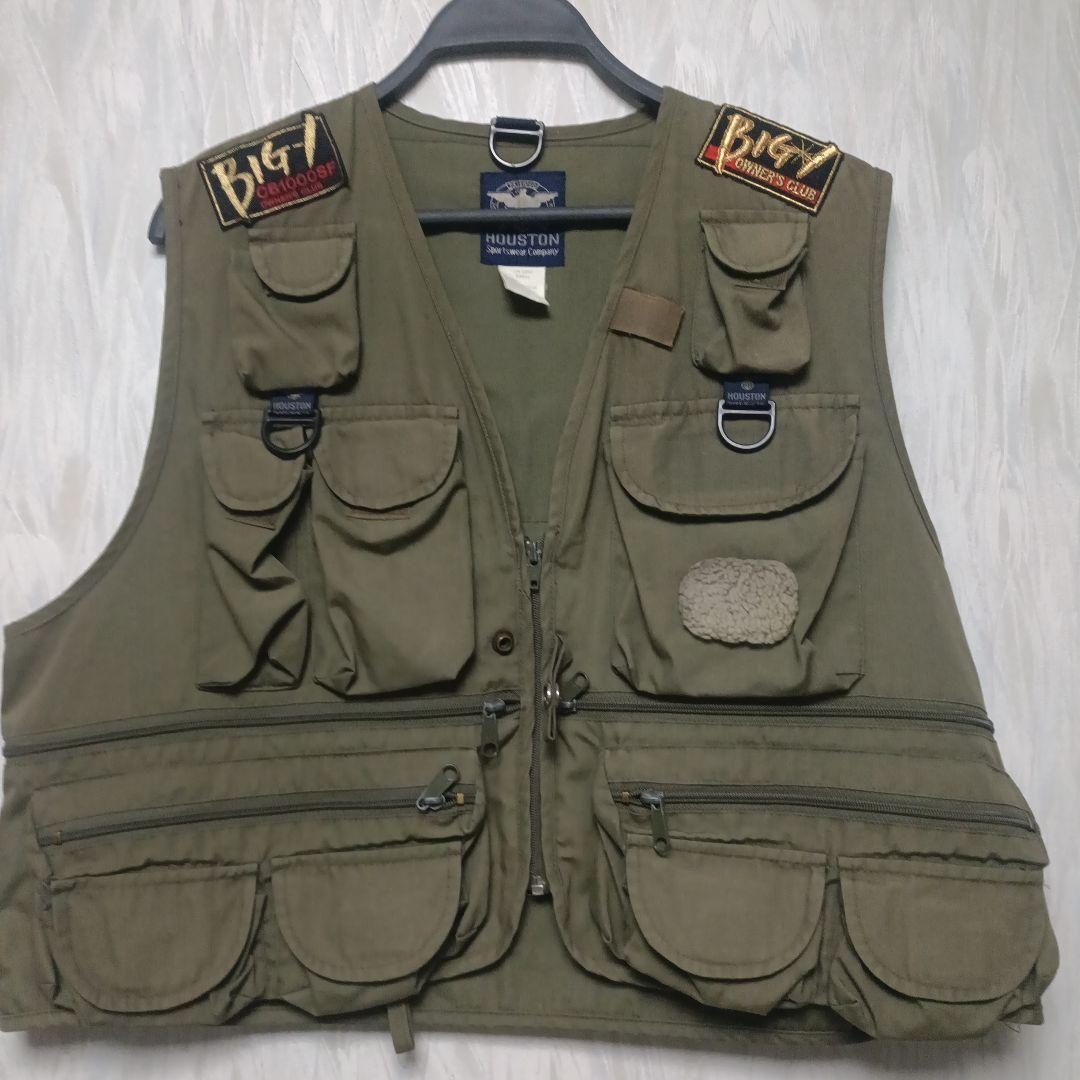 ​【激レア】HOUSTON フィッシングベスト ヨシムラ NOS バイカー L