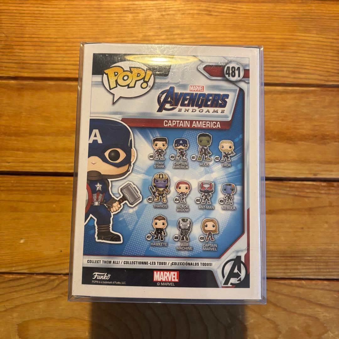 Funko キャプテンアメリカ エンドゲーム 限定 ムジョルニア 新品 481
