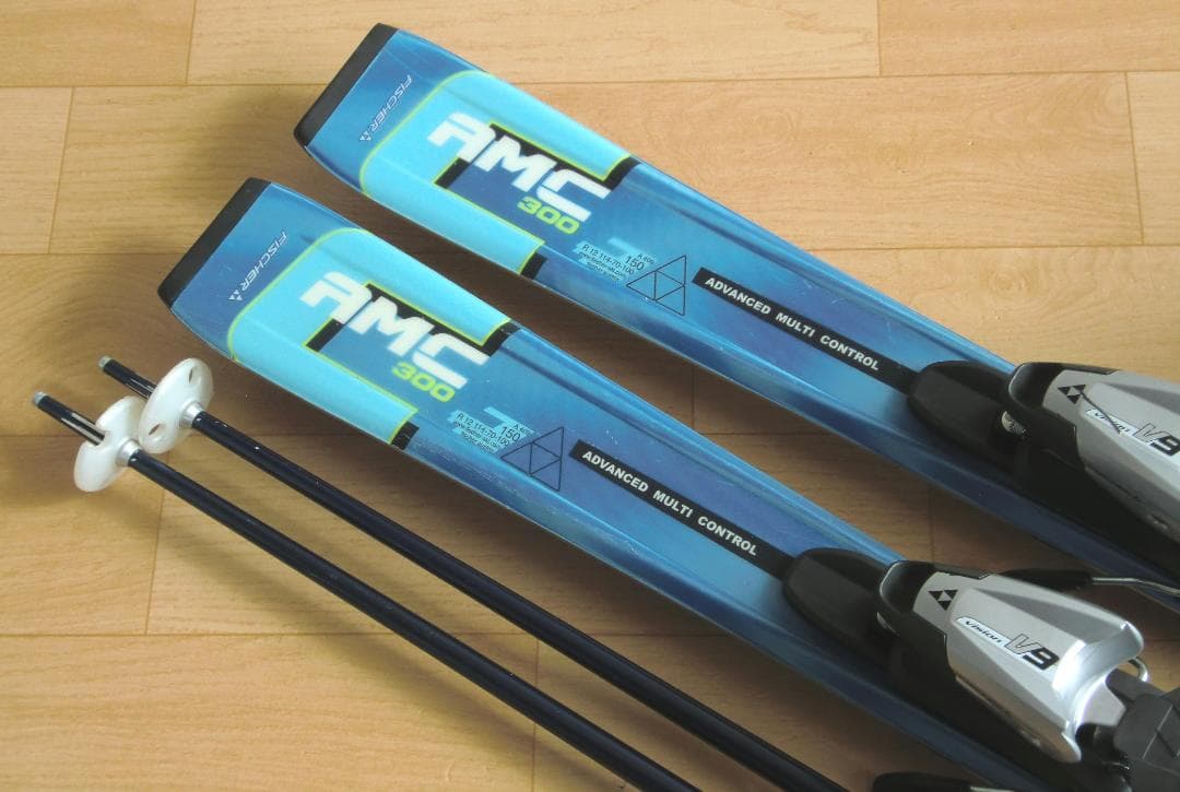 ■■送料無料■FISCHER■メンズスキーセット■板150靴25.5■メンテ付■