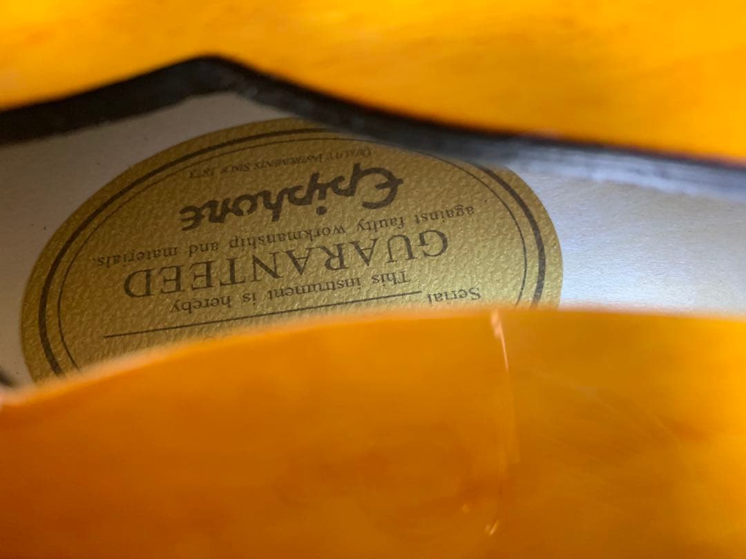 Epiphone セミアコースティックギター サンバースト