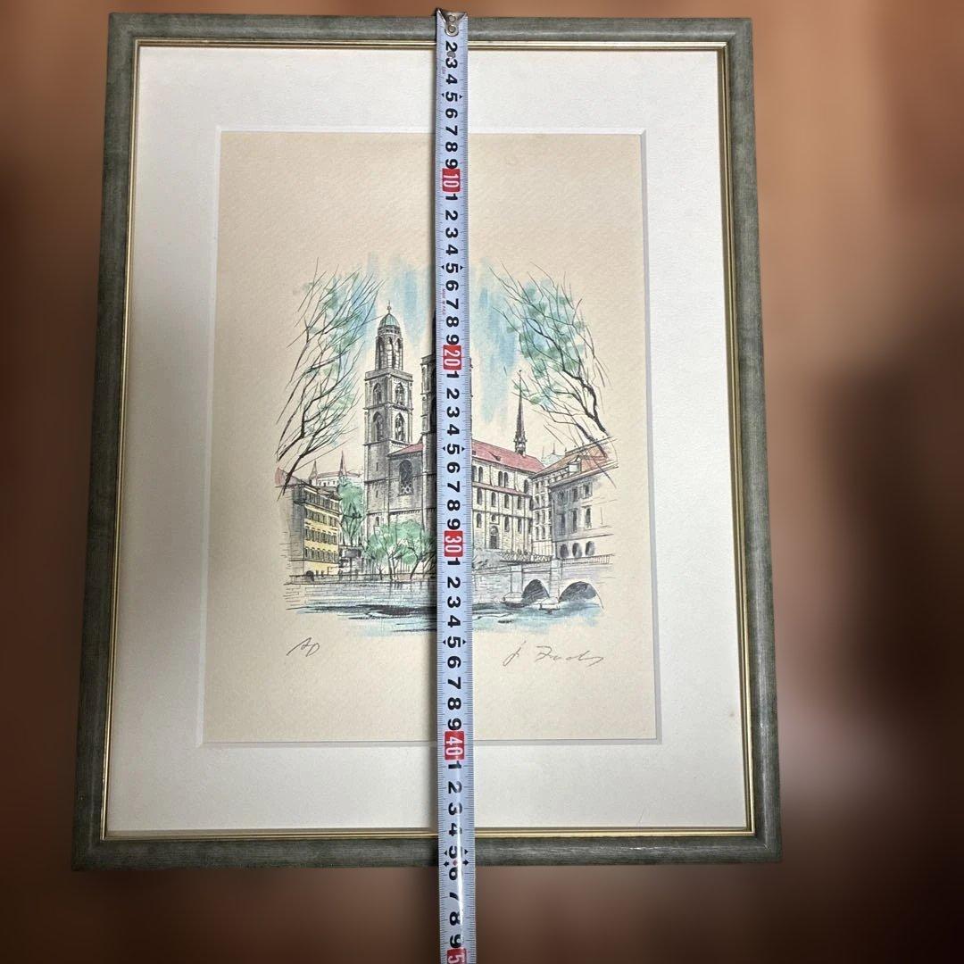 ジェームズ・フォード　グロスミュンスター教会リトグラフ