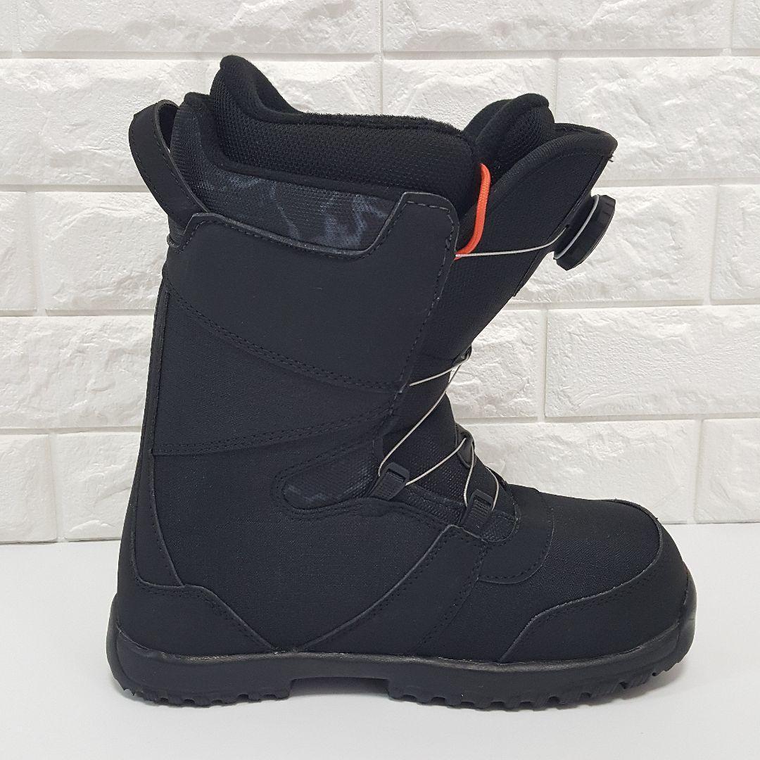 極美品 SPOON スノーボードブーツ TGFダイヤル式 黒 22.5～23.0