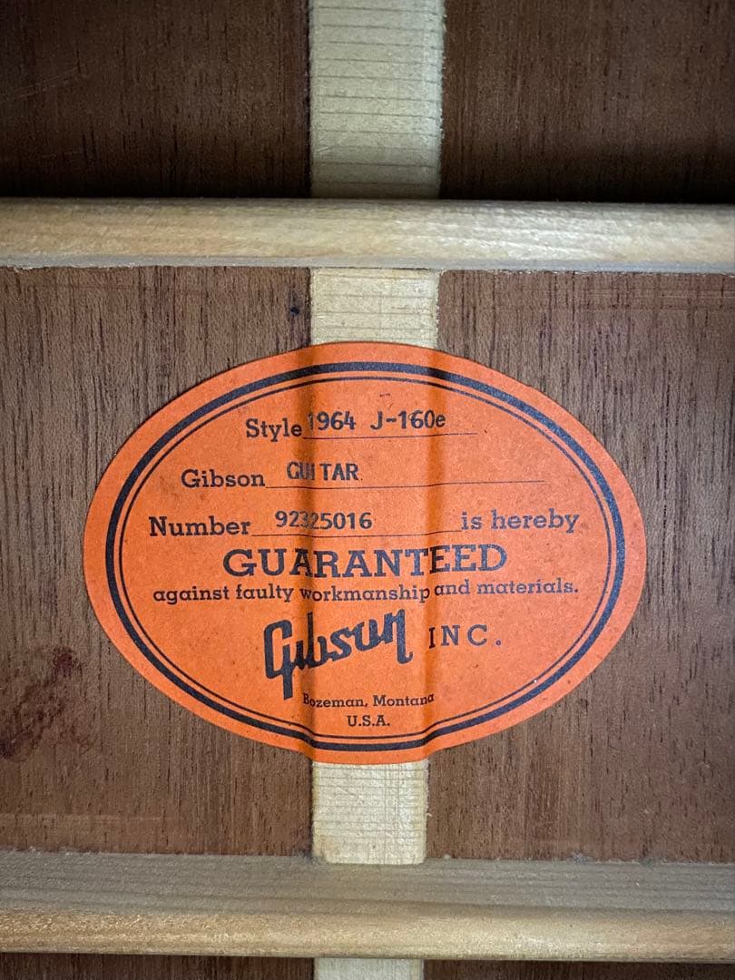 Gibson J-160E 95年製 美品 J160e
