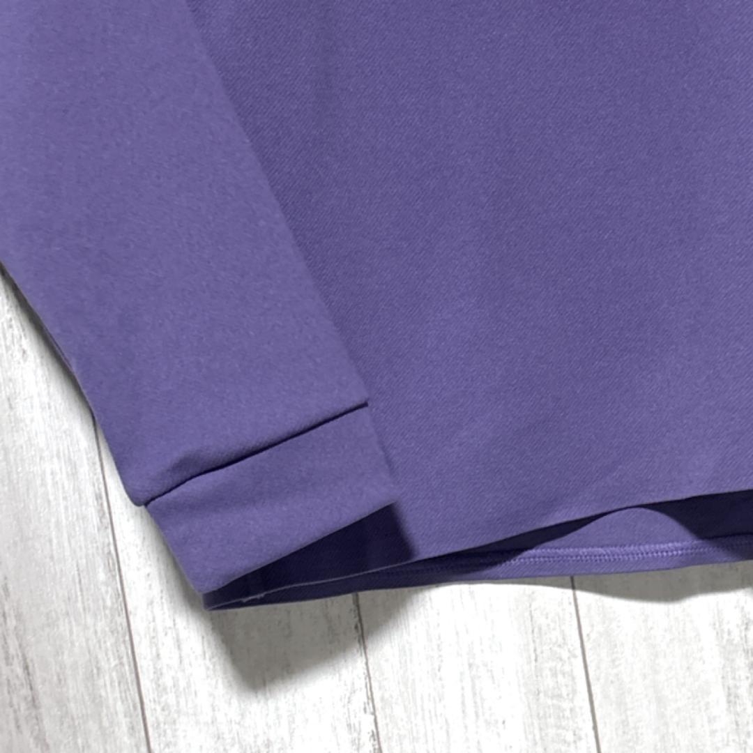 PGG ハイブリッドメッシュ長袖モックネックカットソー 4 パーリーゲイツ