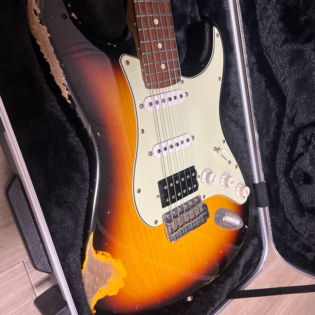 ギター Xotic XSC-2 Heavy aged 3Tone Burst