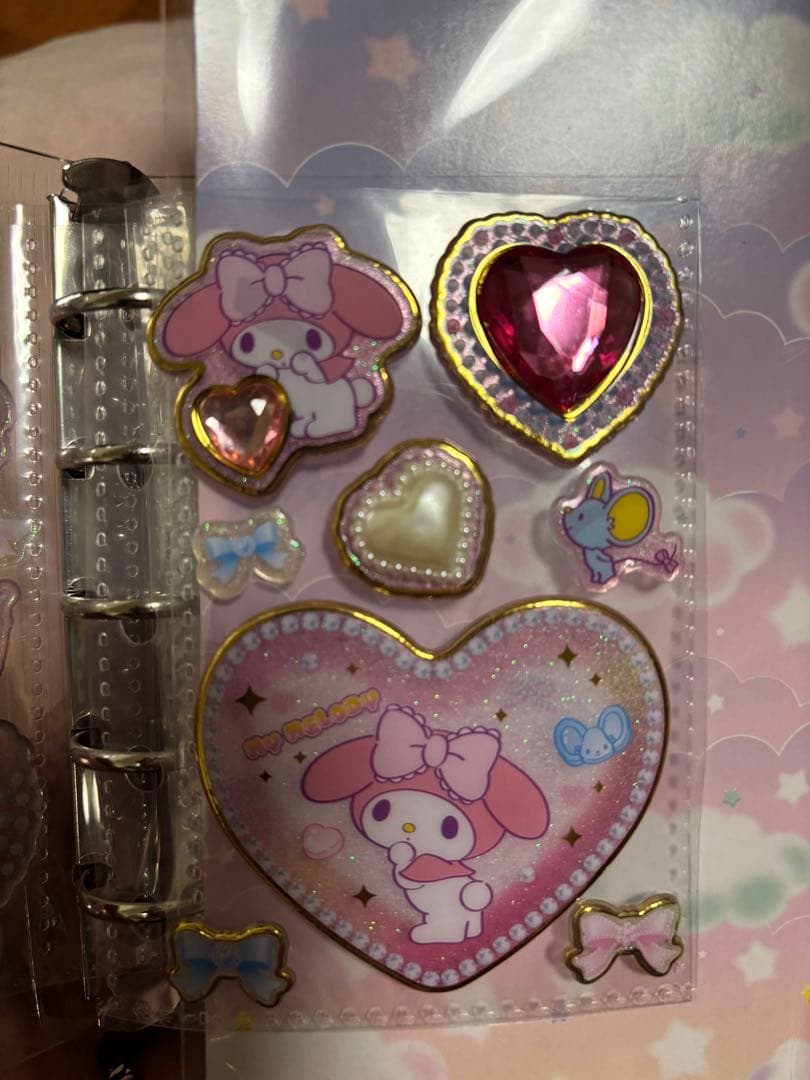 美品 シール帳 完成品 サンリオ ストーンシール ボンボンドロップシール2冊