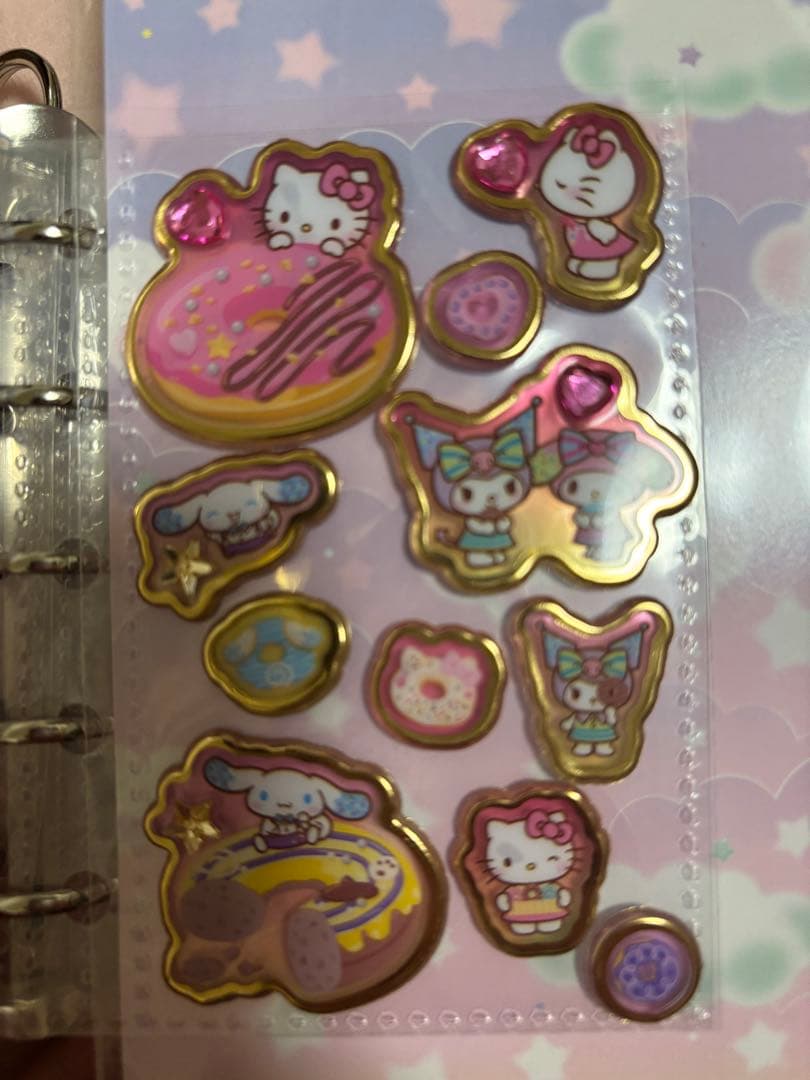 美品 シール帳 完成品 サンリオ ストーンシール ボンボンドロップシール2冊