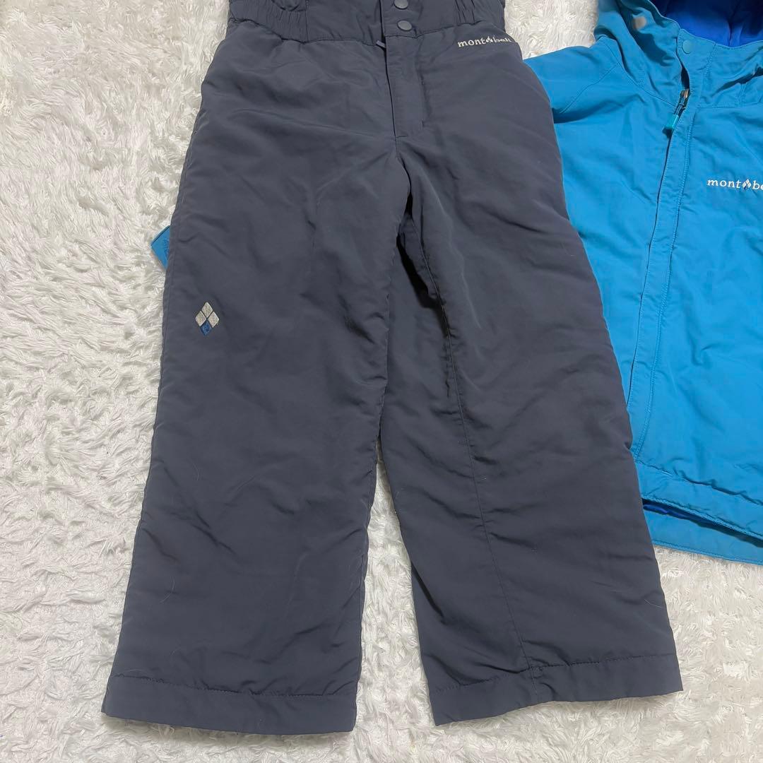 モンベルスキーウェア キッズ　mont-bell 120cm スキーウェア