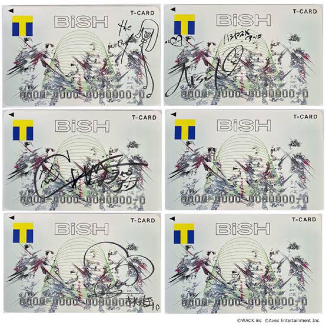 【激レア】BiSH Tカードパネル（2020ver.）サイン入り　アイナジエンド