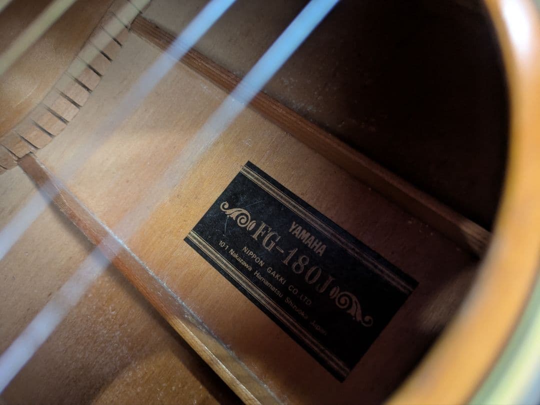 YAMAHA　FG-180J　ビンテージ品