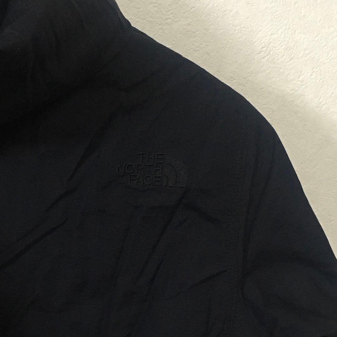 良品　ノースフェイス　コンパクト　ノマド　ジャケット　女性M　黒　ゴールドウイン