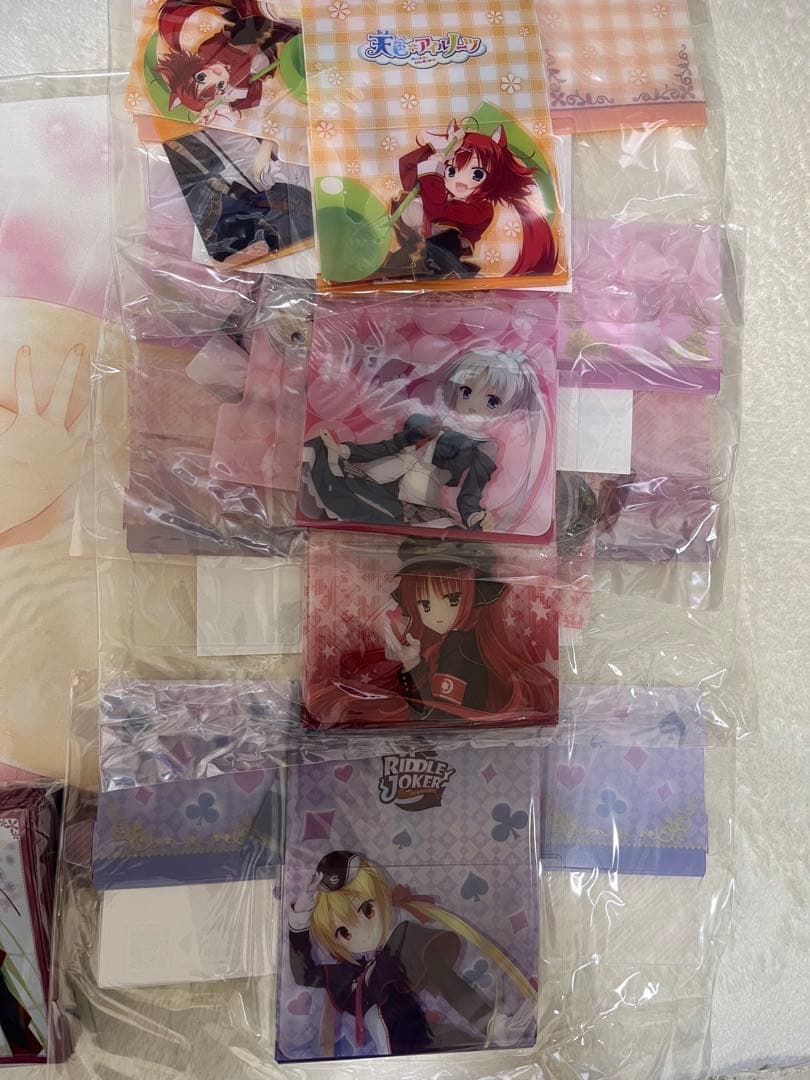 トレカアイテムくじ ゆずソフト 第4弾 まとめ　サノバウィッチ　スリーブ　マット