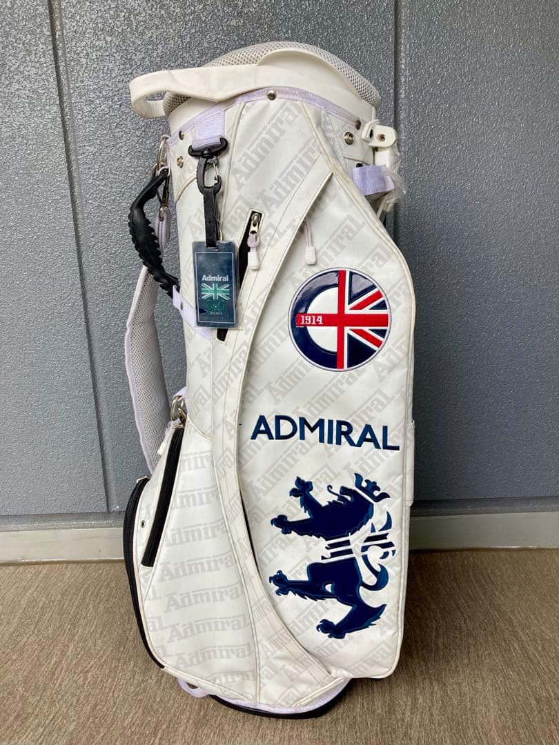 アドミラル スタンド式キャディバッグ 9.0型 希少レーシングロゴ版