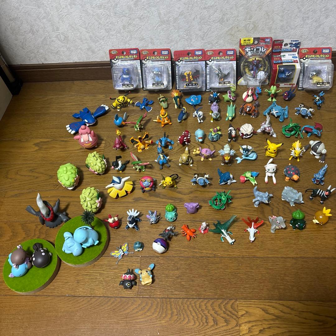 モンコレ　ワニノコ　クリア　ポケモンキッズ　指人形　ポケモン　フィギュア