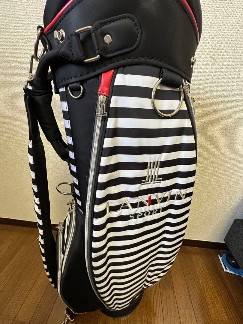 ランバンスポール LANVIN SPROT キャディバッグ ボーダー