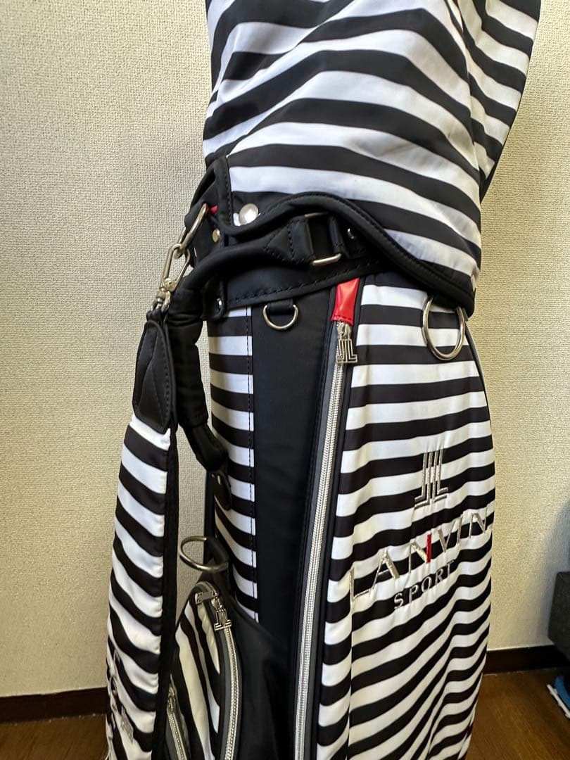ランバンスポール LANVIN SPROT キャディバッグ ボーダー