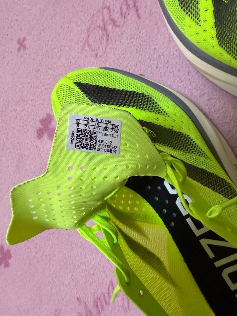 【美品】adidas ADIZERO ADIOS PRO 3