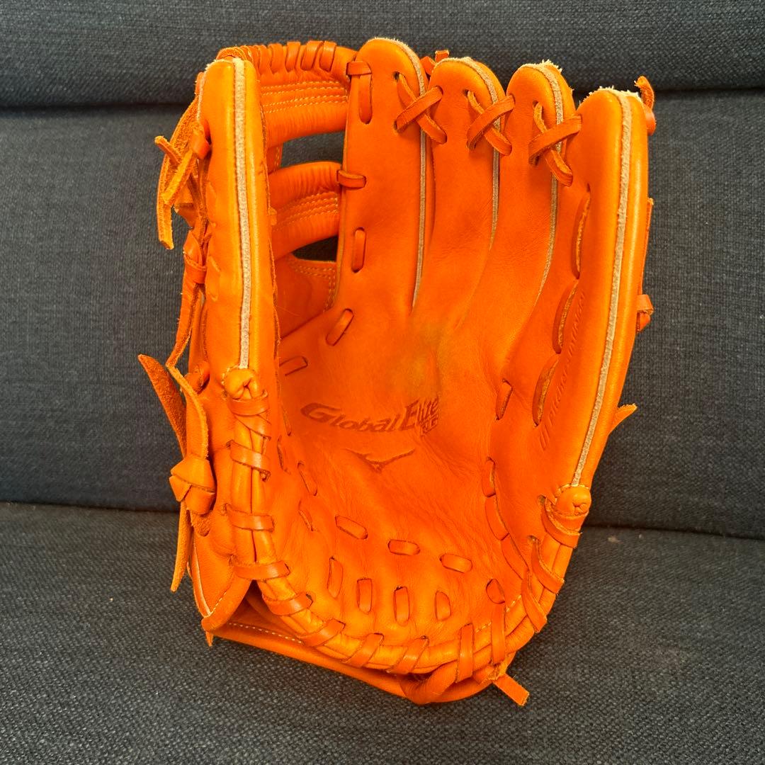 ミズノ プロフェッショナル オレンジ グローブ 右投げ用