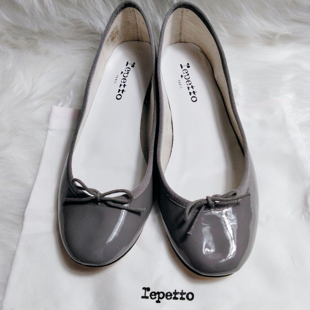 美品♪ repetto レペット カミーユ バレエシューズ エナメル 保存袋付