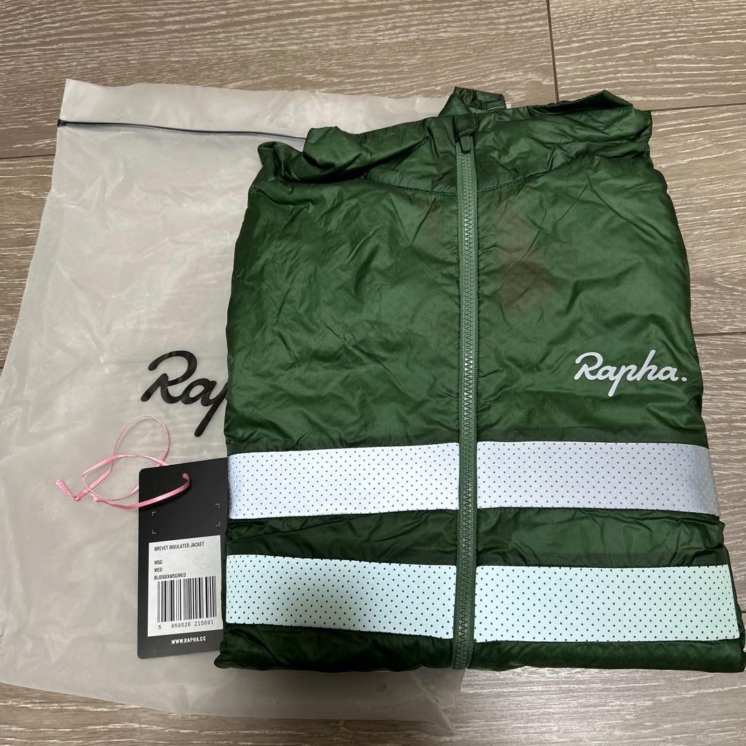 メルカリ市限定値下【未使用品】Rapha ウィンドブレーカー グリーン