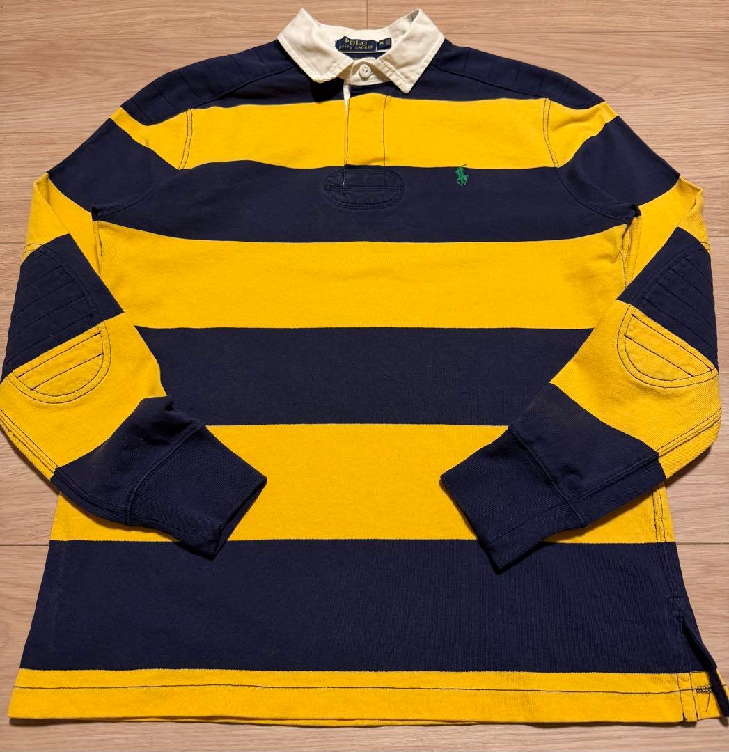 ポロラルフローレン ラガー シャツ ボーダー M 古着