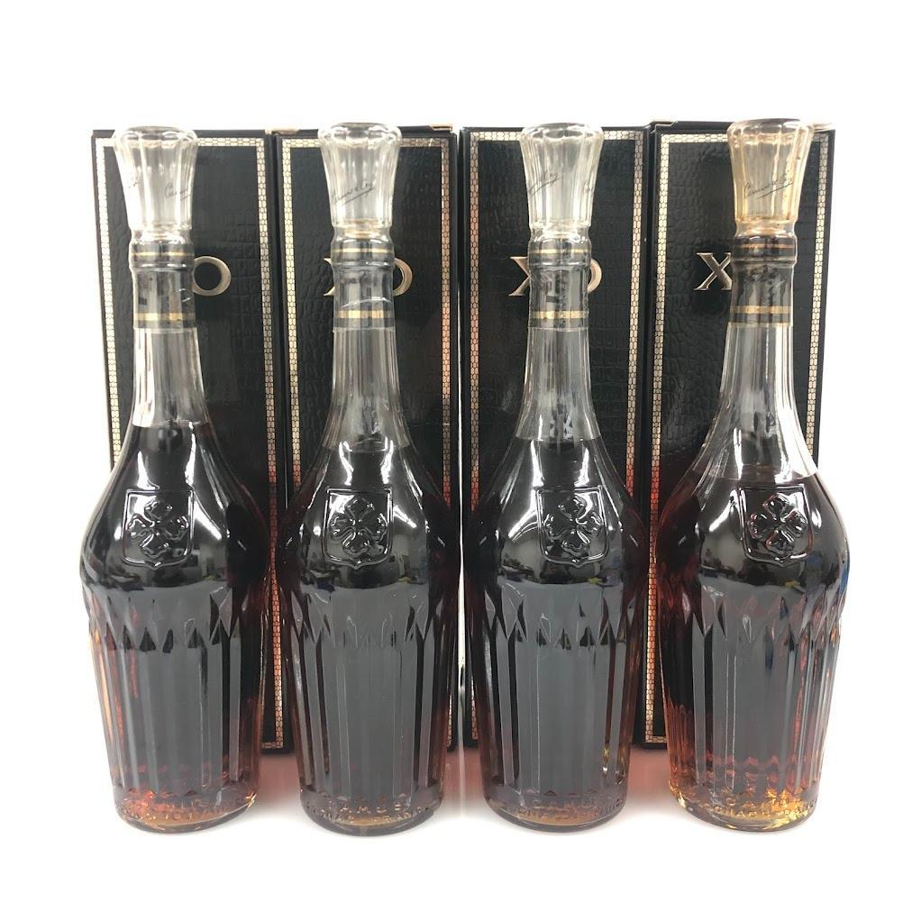 【未開栓】CAMUS XO コニャック 4本セット ロングネック 箱付き