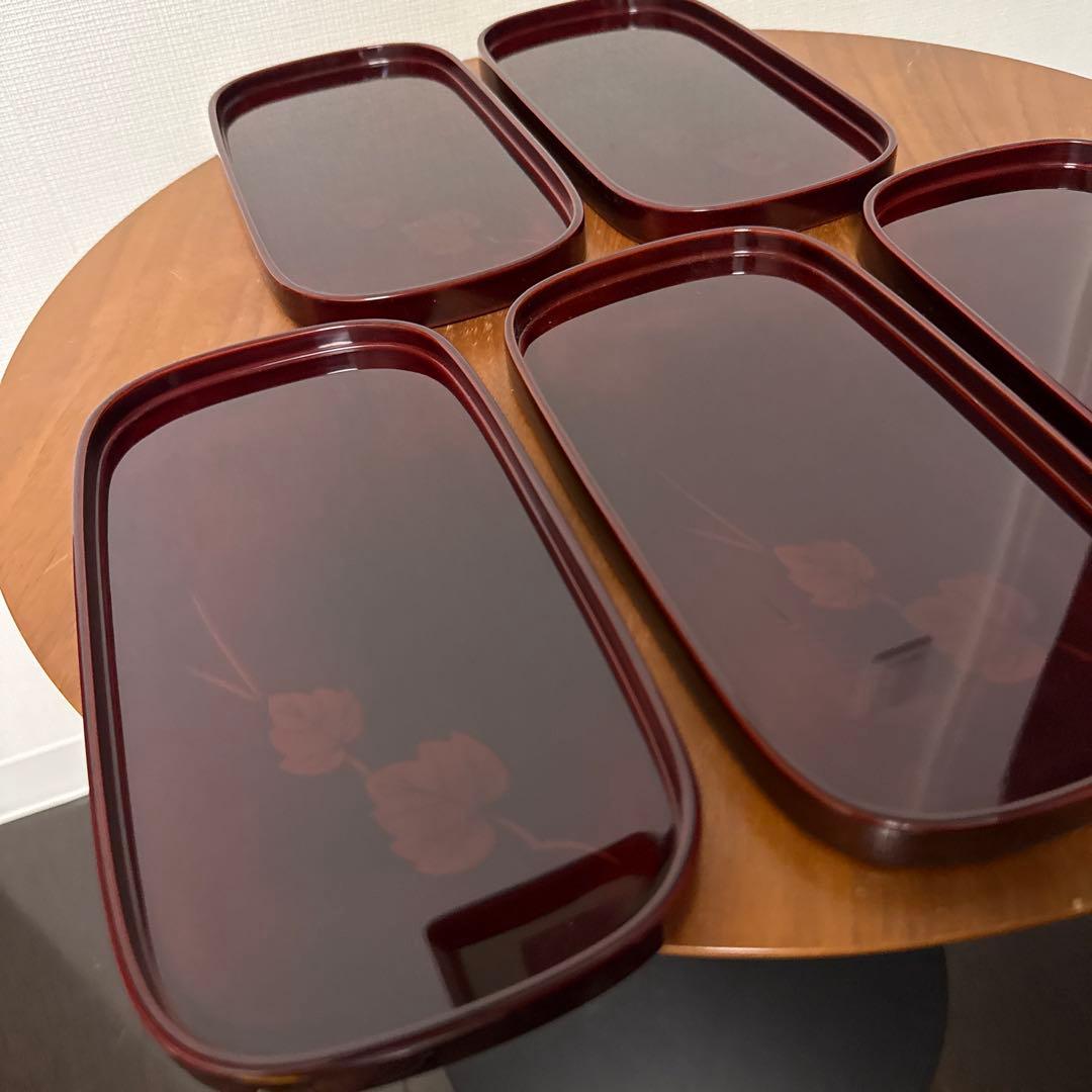 輪島塗 五島屋謹製　兼用皿10客(5客×2箱)