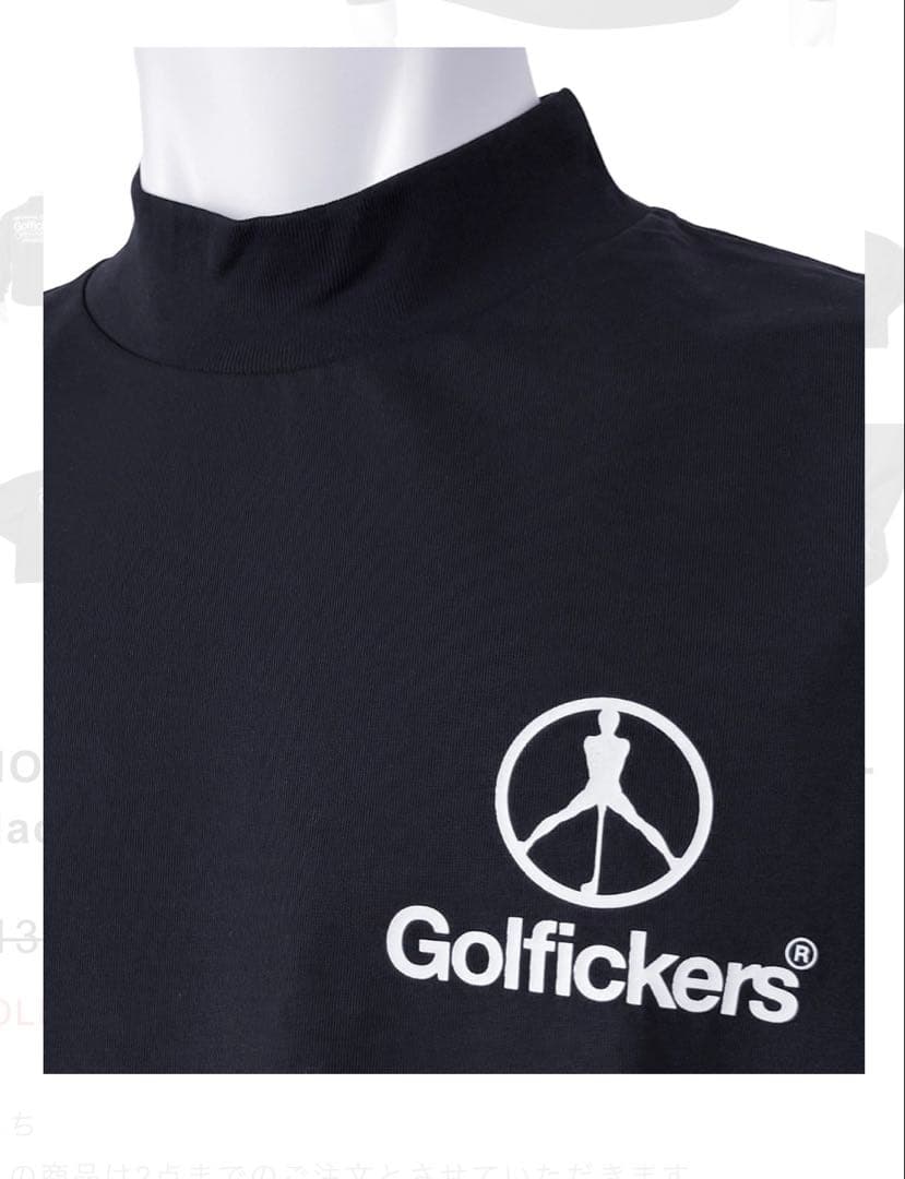 Golfickers モックネックワイド　シャツ　XL