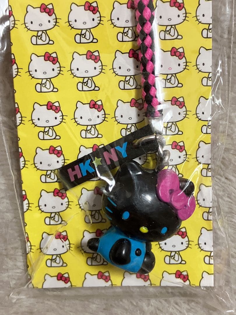 【2009年/希少】根付け ブラックキティ ニューヨーク限定⭐︎2点セット