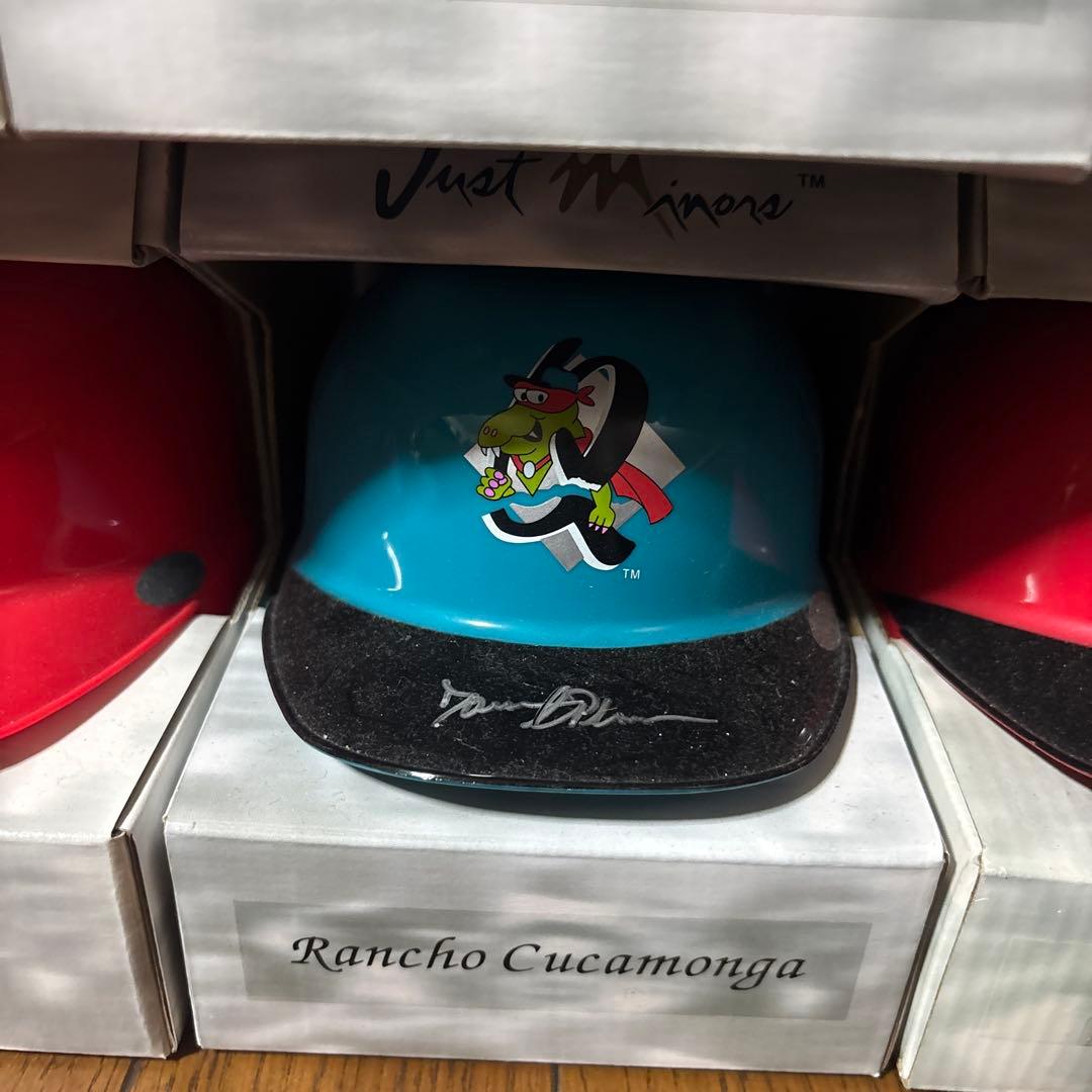 MLB ミニヘルメット サイン入り Just Minors 6個セット