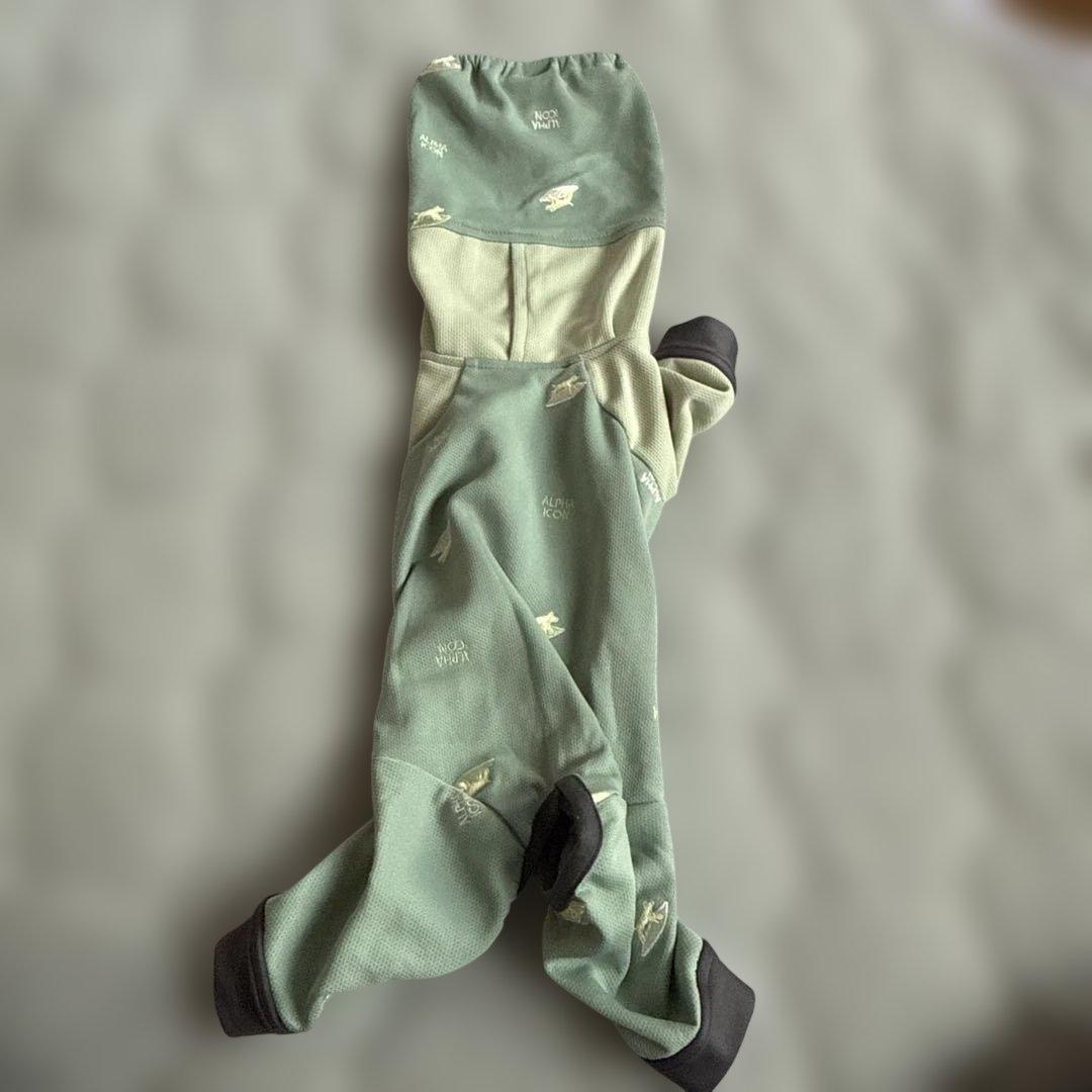 犬服 グリーン Sサイズ アルファアイコン