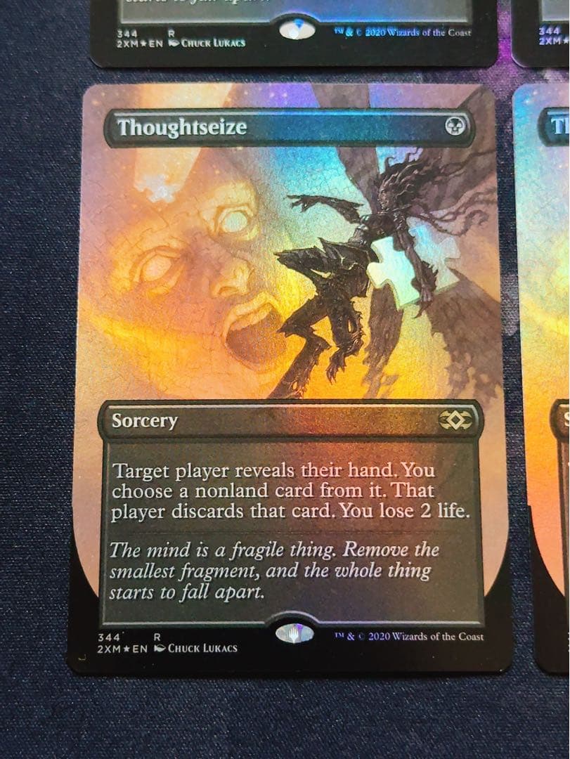 【ショーケースfoil】思考囲い　英語　4枚セット