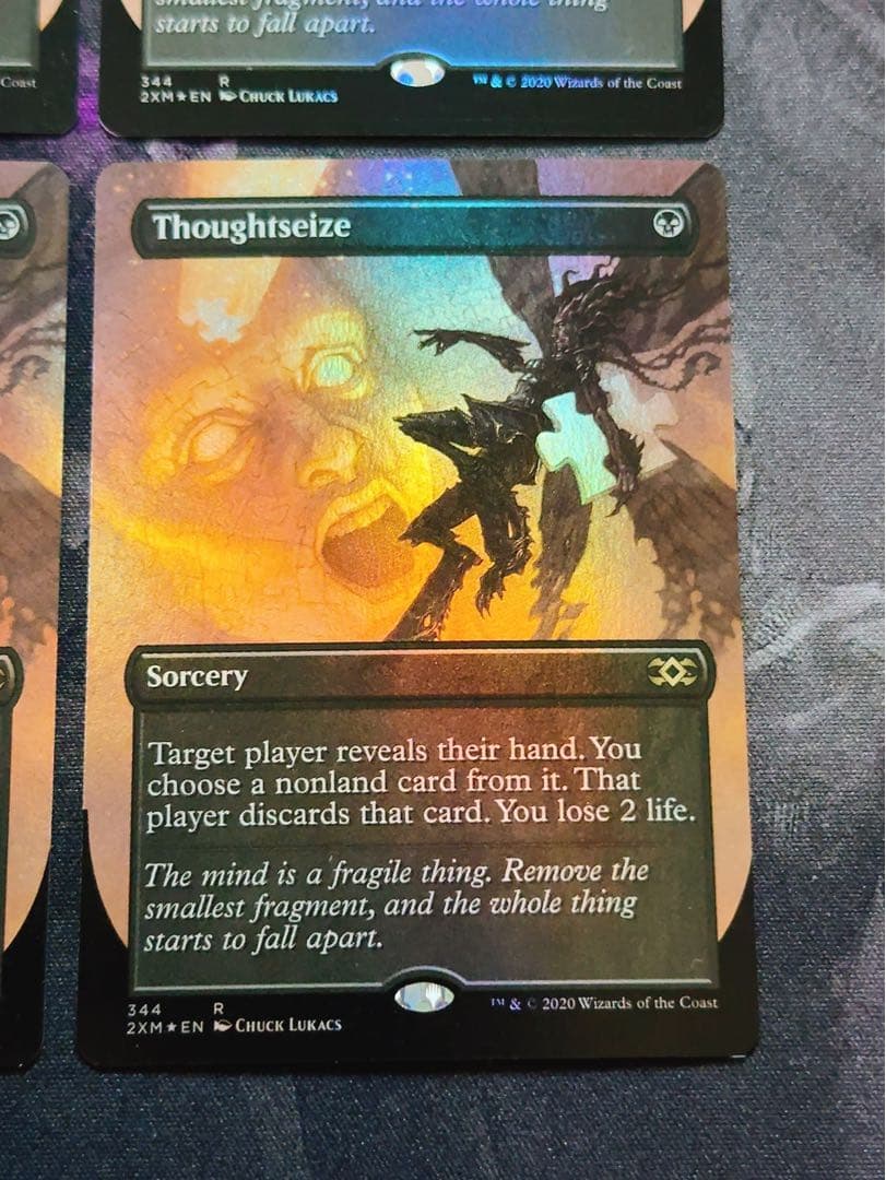 【ショーケースfoil】思考囲い　英語　4枚セット