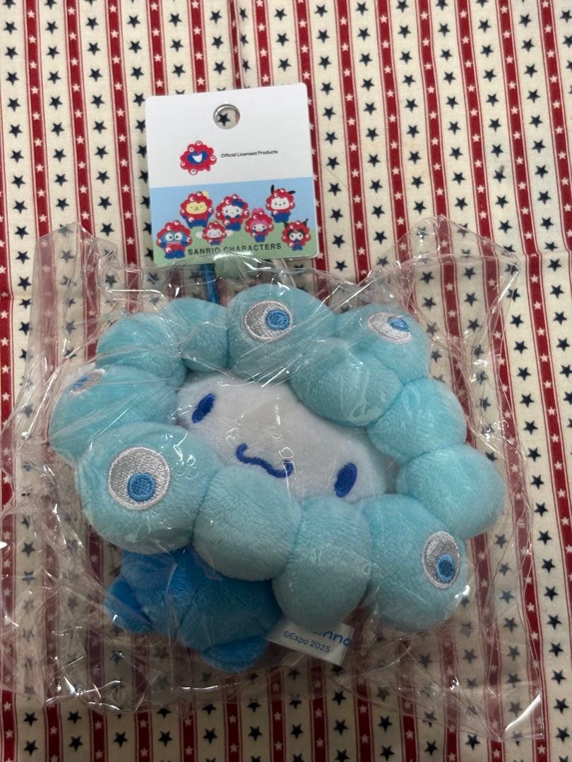 EXPO2025 ミャクミャクなりきりぬいぐるみBC シナモロール カラビナ